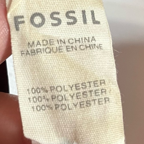 Fossil • Orange Brown Blue Aztec Patterned Tank Top - Picture 4 of 5